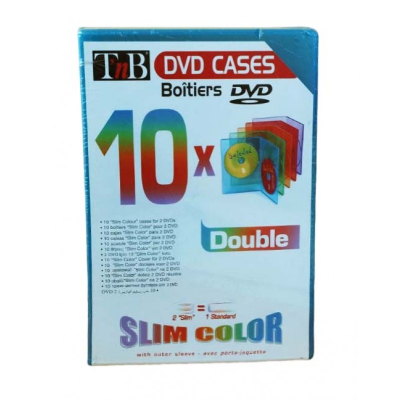 DVD CASES SLIM 10pcs