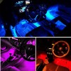 Σετ 4 RGB LED ταινίες αυτοκινήτου που αναβοσβήνουν με τη μουσική - 5334 - OEM