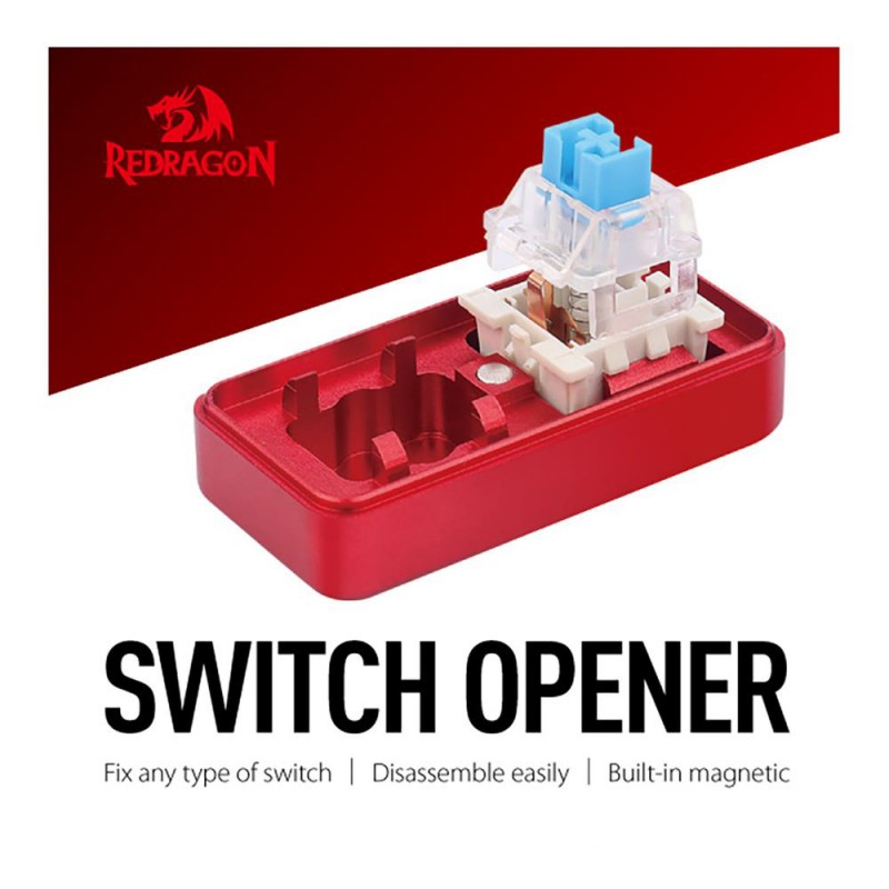 Gaming Αξεσουάρ - Redragon A116 Aluminium 2 in 1 Magnetic Switch Opener - 6630