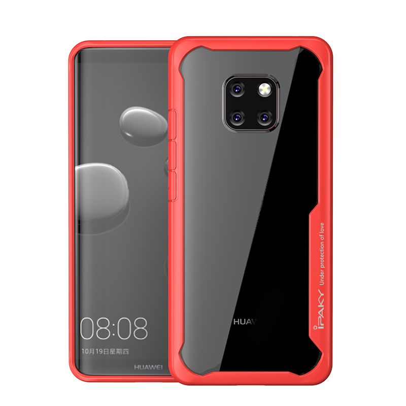Θήκη Huawei Mate 20 PRO iPaky Survival Case Gel Anti-Fall Cover - 4618 - Κόκκινο - ΟΕΜ