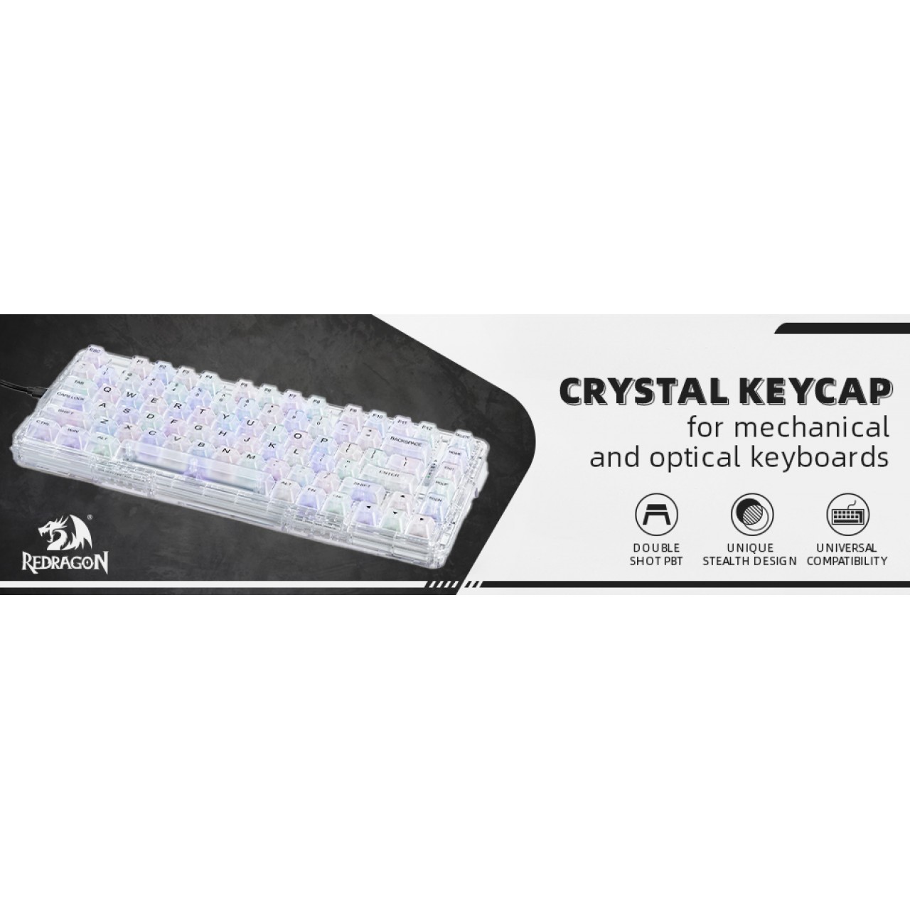 Gaming Αξεσουάρ - Redragon A135 Crystal Keycaps - 6781